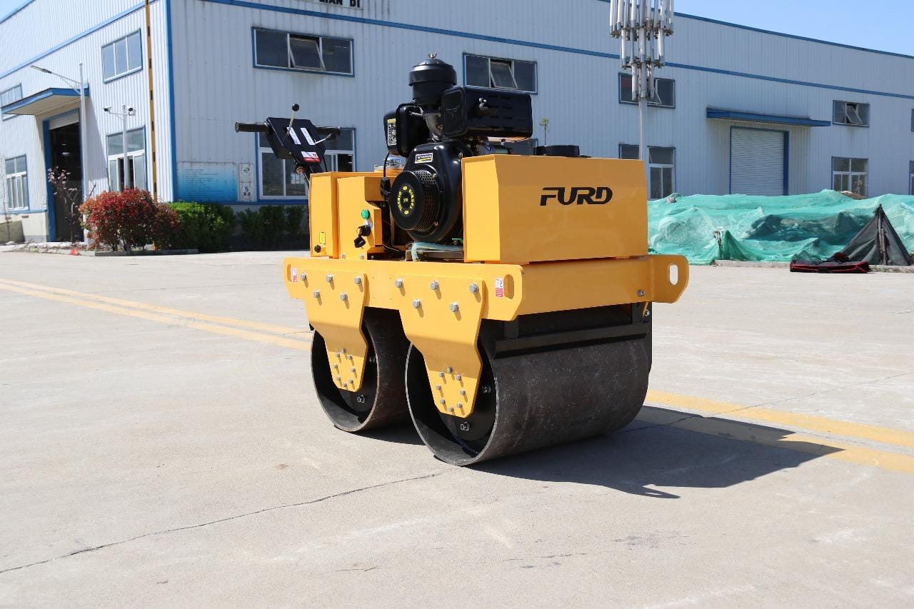 Ручной двухвальцовый виброкаток FURD FYL-S600C
